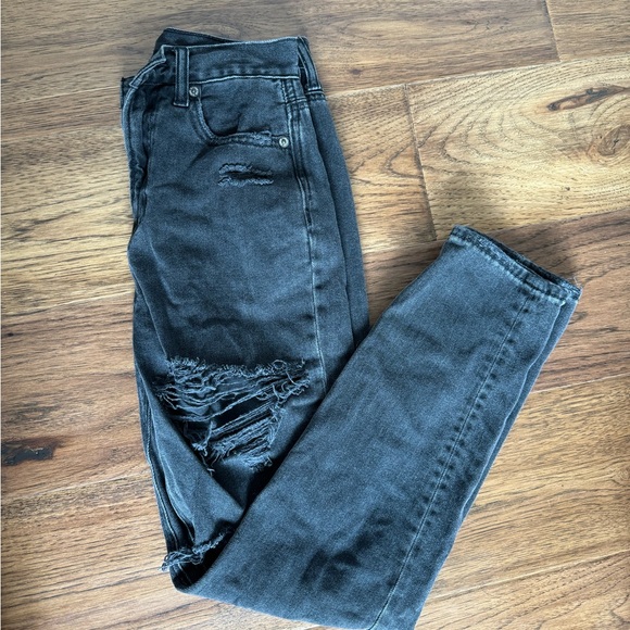 BLACK AMERICAN EAGLE JEANS - Picture 1 of 3